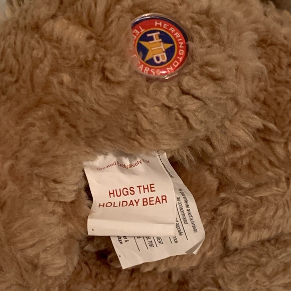 🧸 HERRINGTON TEDDY BEARS - 2003 HOLIDAY HUGS THE TEDDY BEAR #811/960 🧸 - Picture 6 of 11